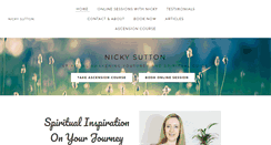 Desktop Screenshot of nickysutton.com